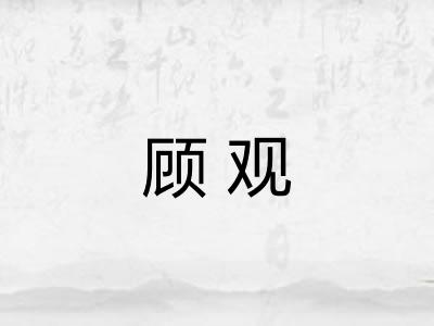 顾观