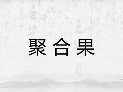聚合果