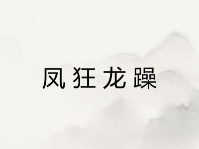 凤狂龙躁