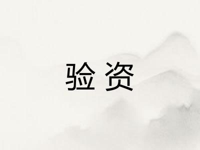 验资