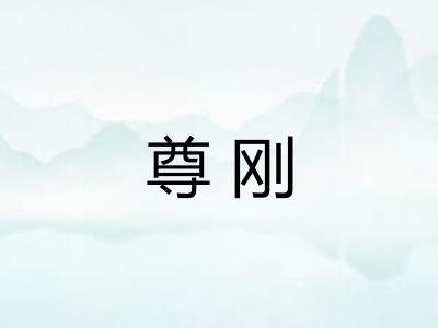 尊刚