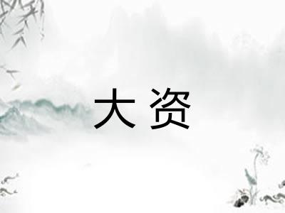 大资