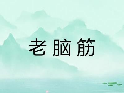 老脑筋