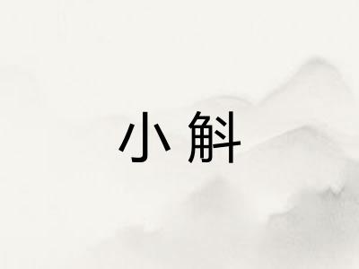 小斛