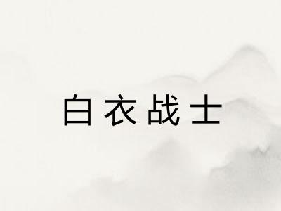 白衣战士