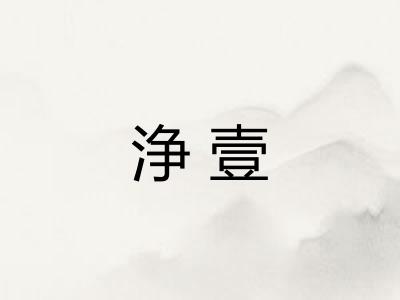 浄壹