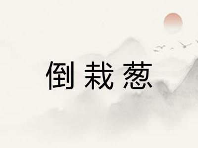 倒栽葱