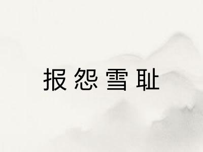 报怨雪耻