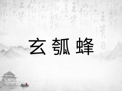 玄瓠蜂