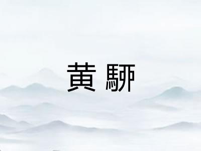 黄駵