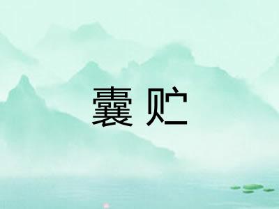 囊贮