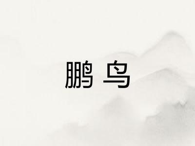 鹏鸟