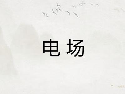 电场