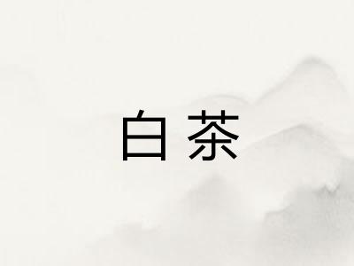 白茶