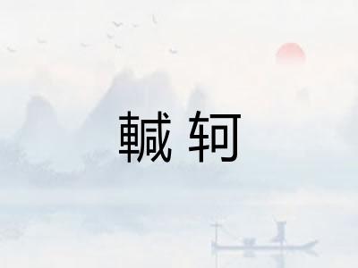 輱轲