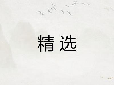 精选