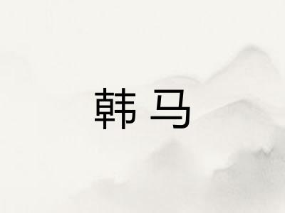 韩马