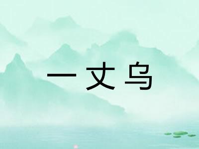 一丈乌