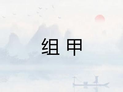 组甲