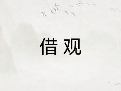 借观