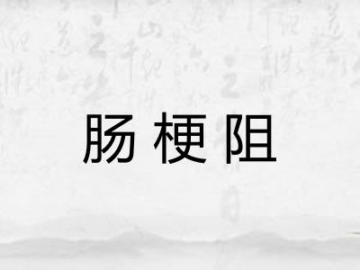 肠梗阻