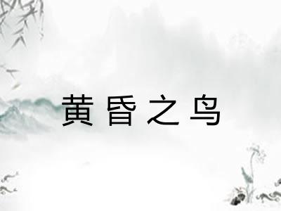 黄昏之鸟