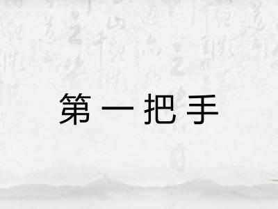 第一把手