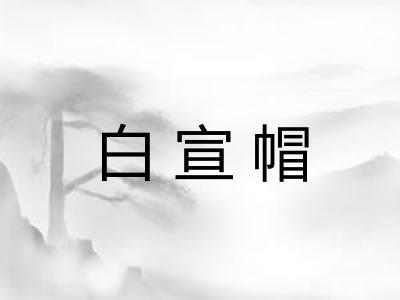 白宣帽