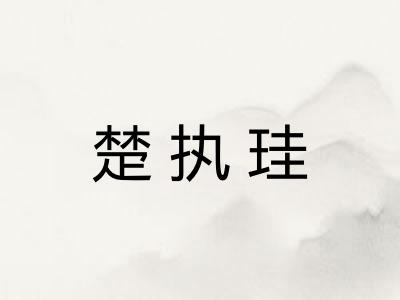 楚执珪
