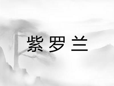 紫罗兰