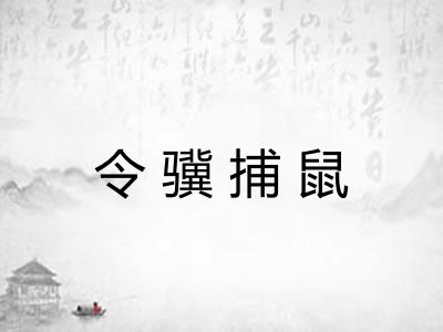 令骥捕鼠