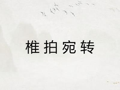 椎拍宛转