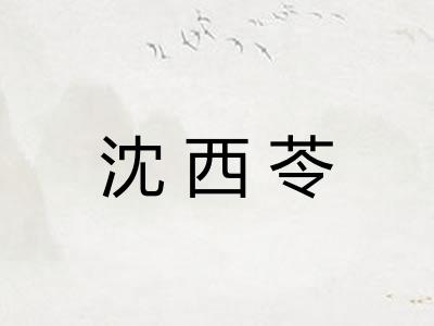 沈西苓
