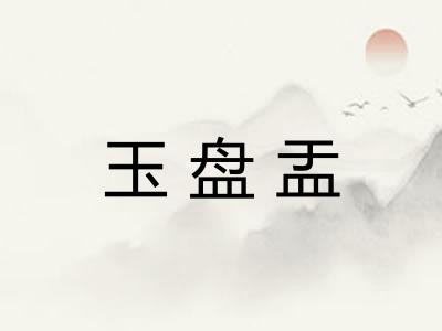 玉盘盂