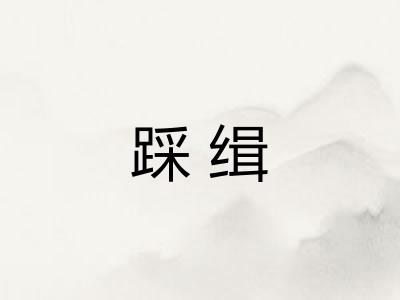 踩缉