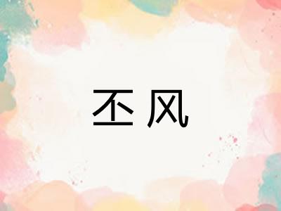 丕风