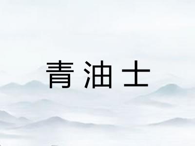 青油士