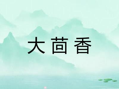 大茴香