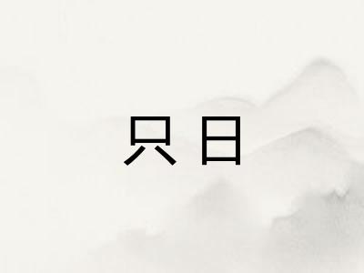 只日