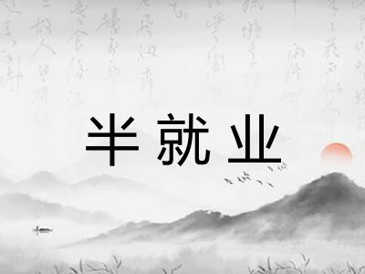 半就业