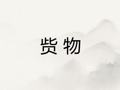 赀物