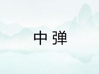 中弹