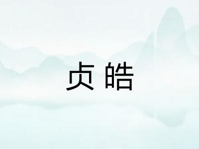贞皓