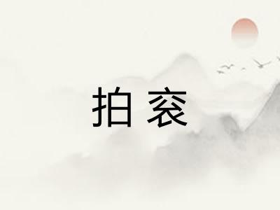 拍衮
