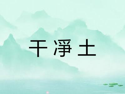 干凈土