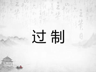 过制
