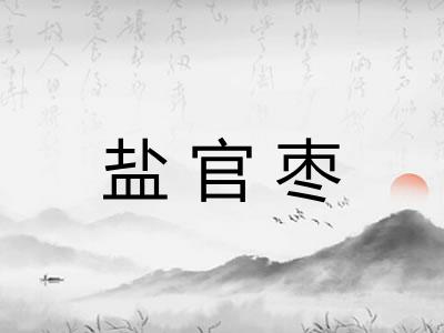 盐官枣
