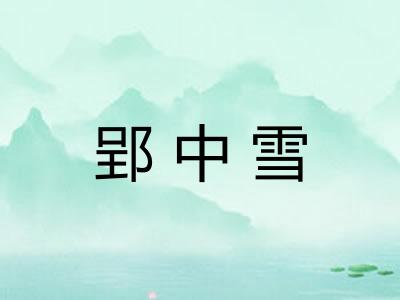 郢中雪