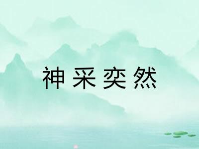 神采奕然