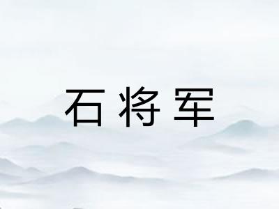 石将军